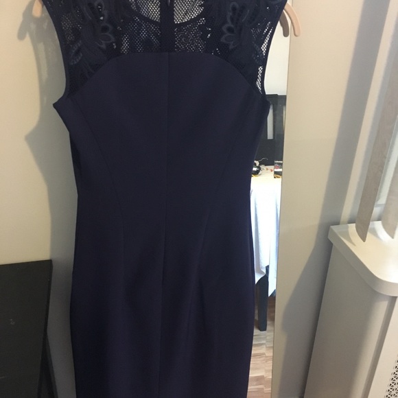 NWT Karen Millen Mesh & lace pencil dress - Picture 7 of 8